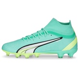 Puma Men's Sport Shoes ULTRA PRO FG/AG Soccer Shoes, ELECTRIC PEPPERMINT-PUMA WHITE-FAST YELLOW, 44