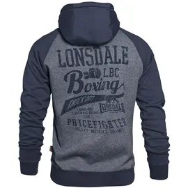 Lonsdale Rundhalspullover Slough Blau XXL