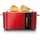 Arendo Langschlitz-Toaster Rot
