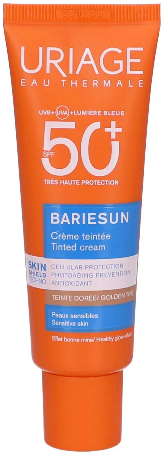Uriage Bariésun Getinte Crème Dorée Spf50+ 50 ml Crème