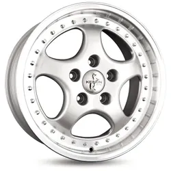 Keskin Wheels Kt2 Silver Lip Polish 9.5x18 ET 52 5/130 Alufelge Silber