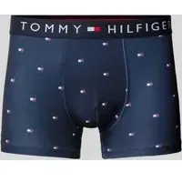 Trunks mit Label-Taillenbund, Marine, L