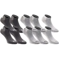 Puma Sneakersocken 10er Pack Anthracite/Schwarz 43-46