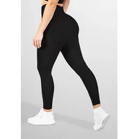 SMILODOX Leggings Amaze Scrunch Pro Schwarz SCHWARZ L