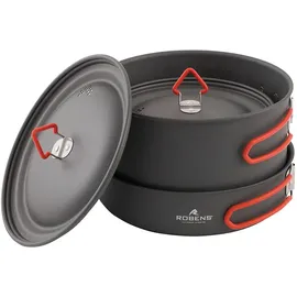 Robens Basecamp Pro Ceramic Xl Kochtopfset - Black - One Size