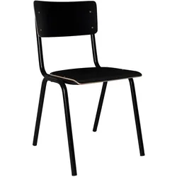 Zuiver - Back to School Stuhl, schwarz