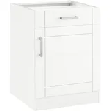 kochstation »KS-Tinnum«, 60 cm breit, MDF-Fronten, Metallgriff, 1 Schubkasten, 1 Tür