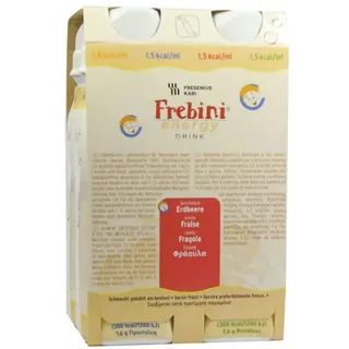 Fresenius Kabi Frebini Energy Drink Erdbeere Trinkflasche, 4 x 200 ml, 1er Pack (1 x 2,75 kg)