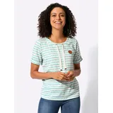 Casual Looks Print-Shirt Blau 44