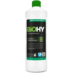BiOHY Laminatreiniger, Laminat Pflege, Vinyl Reiniger, Laminatpflegemittel 1 x 1 Liter Flasche