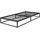 [en.casa] Trerunta 90 x 200 cm Schwarz