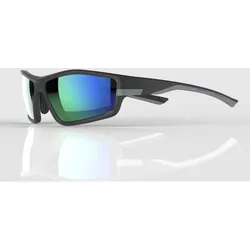 Sonnenbrille Mirage Sport mit 3 Paar Gläsern - Schwarz/Grau EINHEITSGRÖSSE