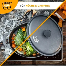 let's build brands BBQ Nerd Bräter 33 x 26 cm oval