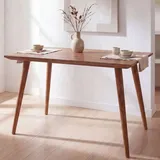 FineBuy Esstisch 120 x 76 x 60 cm braun