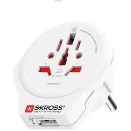 SKROSS Reiseadapter Weiß