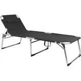 Mojawo XXL Gartenliege Anthrazit
