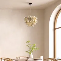 Maytoni Balbo 8-flg. 50 cm rund amber