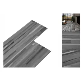 vidaXL Pvc-fliesen Nicht Selbstklebend 5,26 M2 2 Mm Grau Gestreift - Vidaxl