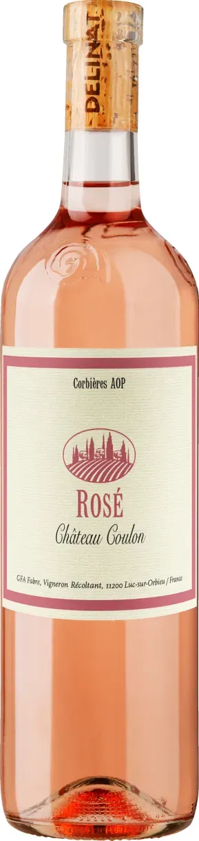 Château Coulon rosé  Corbières AOP 2025, Bio Rosé, Biowein