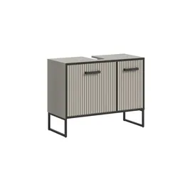 xonox.home Waschbeckenunterschrank Bagno 80 x 63 cm Grau