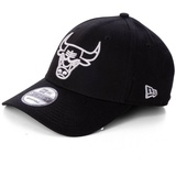 New Era Chicago Bulls NBA Essential Outline Schwarz Verstellbare 9Forty Cap - One-Size