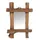 DESIGN DELIGHTS Wandspiegel Vintage 60 x 45 cm Beige