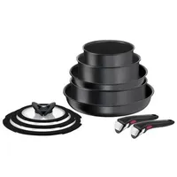 Tefal - Kochgeschirr-Set 10 Stk. INGENIO DAILY CHEF - Schwarz