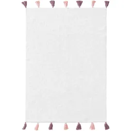 Lytte Waschbarer Kinderteppich Malu Rosa 80x120 cm - Waschbarer Teppich für Kinderzimmer