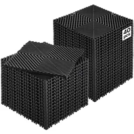 Vevor Drainagematte 31 x 31 cm Schwarz