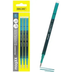 ONLINE® magiXX Gelschreiberminen 0.7 mm Türkis