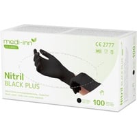 Medi-Inn Nitril black plus Einmalhandschuhe; schwarz; puderfrei S | 1000 Stück