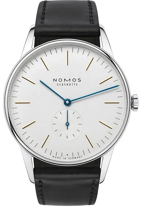 Nomos Glashütte Herrenuhr Orion 38 384 - silber