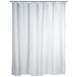 Wenko Duschvorhang Uni White 180 x 200 cm weiß