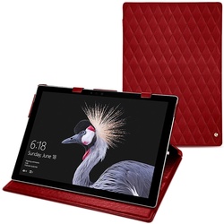 Noreve Lederschutzhülle (12.30″, Microsoft), Notebooktasche, Rot
