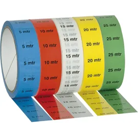 Showgear Markierungsband Indikatorband Grün 25 m 25 mm