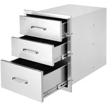 Vevor Outdoor-Küche BBQ Schubladen 458 x 585 x 588 mm Weiß