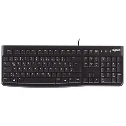 Logitech K120 Kabelgebundene Tastatur Schwarz