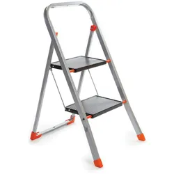 Toolland Trittleiter, 2 Stufen, klappbar