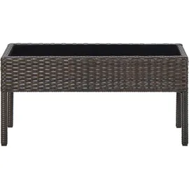 vidaXL Gartentisch 75 x 40 x 37 cm Braun