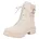 Schnürstiefel in beige Gr 36