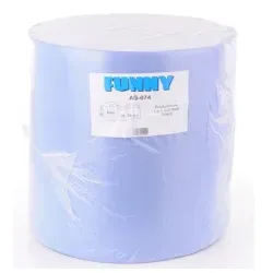 Papierputztuch auf Rolle, 36x38 cm, 3-lagig, blau AG-074 , 1 Paket