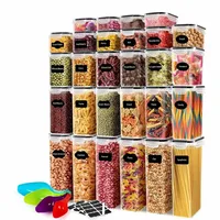 Skroam Vorratsdosen Set of 24, BPA-frei, Müsli Schüttdose &