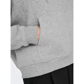 Only Kapuzensweatshirt Light Grey Melange XS