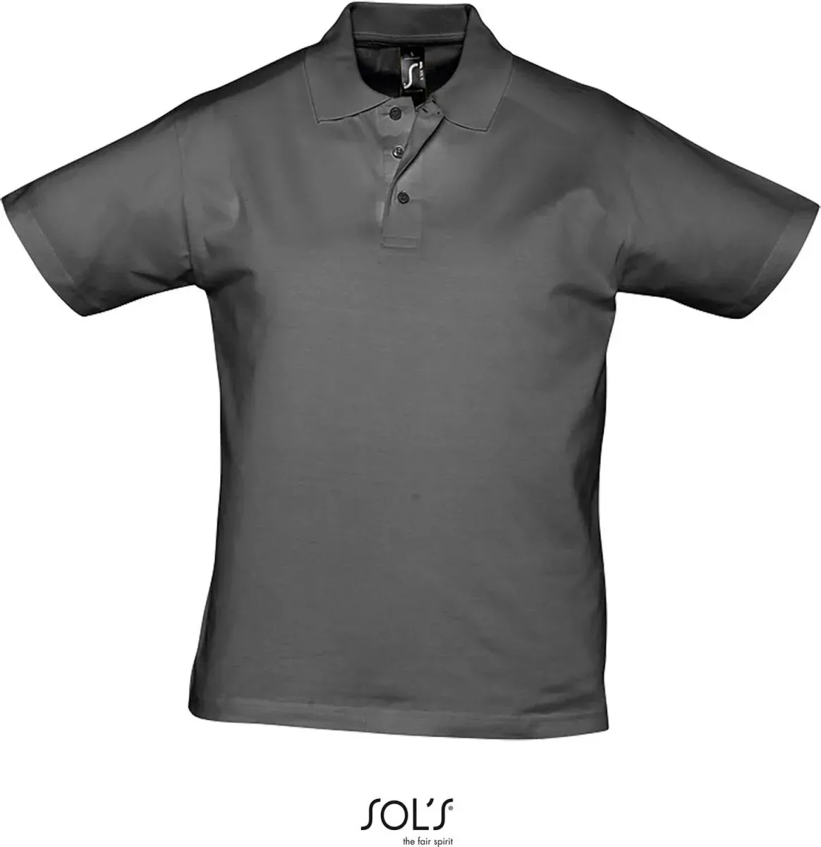 SOLS Herren Jersey Polo 11377 dark grey (solid) XL
