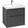 Villeroy & Boch Waschbeckenunterschrank 2 Auszüge 62,2 x 57,9 x 47,8 cm Schwarz