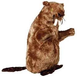 Trixie Plüsch Biber mit Squeaker 40 cm Hunde Spielzeug