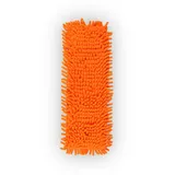 BestLivings Ersatzbezug ( Orange ) für Bodenwischer 40cm - Microfaser Chenille Wischbezug, für alle gängigen Klapphalter - Flachwischer Bezug für alle Bodenarten