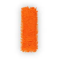 BestLivings Ersatzbezug ( Orange ) für Bodenwischer 40cm - Microfaser Chenille Wischbezug, für alle gängigen Klapphalter - Flachwischer Bezug für alle Bodenarten