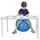 TRIAL Balancierender Sitzball Blau 50 cm