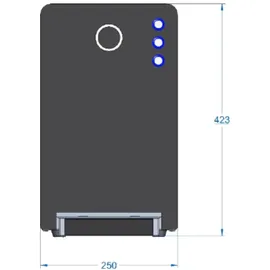 BieTal Tafelwasseranlage Sprudelwassergerät weiß